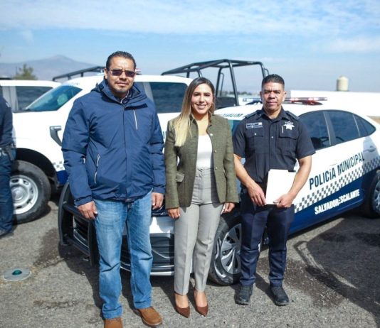 Salvador Escalante fortalece su seguridad con nuevo equipamiento policial: Dayana Pérez