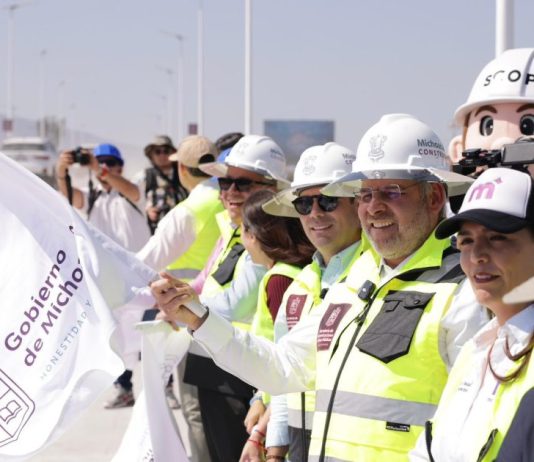 Tras 5 meses de construcción, abre Bedolla circulación en puente norte del distribuidor Eréndira