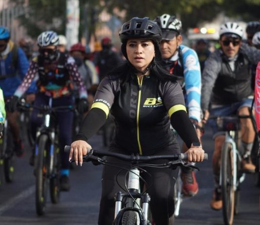 Suma Gladyz Butanda 29.4 km de ciclovía construidos en Michoacán