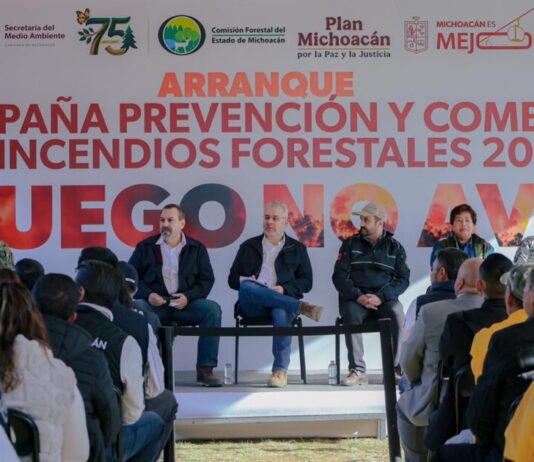 Salvador Escalante se suma a la estrategia estatal contra incendios forestales: Dayana Pérez
