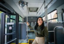 *Gladys Butánda supervisa pruebas de rutas de transporte a Altozano