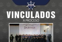 Órgano jurisdiccional vincula a proceso a 11 policías municipales detenidos en Ecuandureo