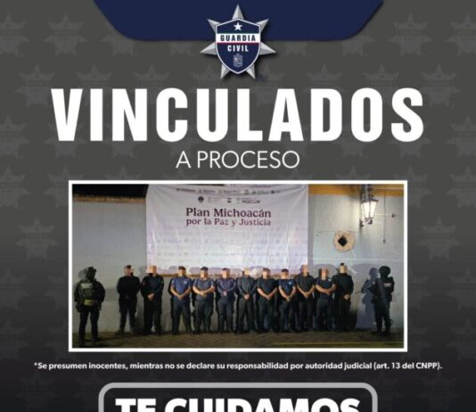 Órgano jurisdiccional vincula a proceso a 11 policías municipales detenidos en Ecuandureo