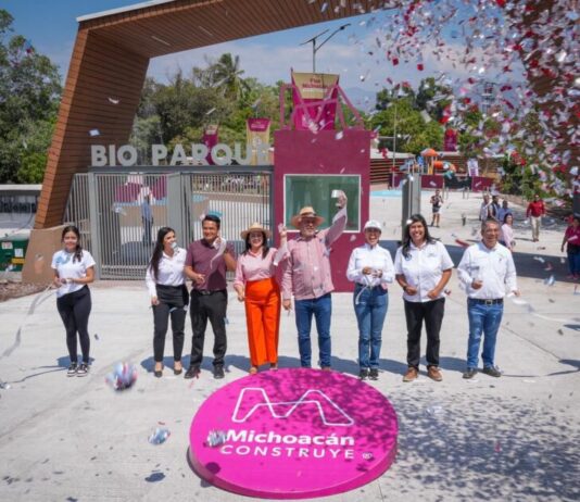 Inaugura Bedolla Bioparque Laguna de Chandio, nuevo espacio para la paz social de Apatzingán