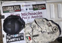 Refuerza SSP operatividad en Carapan; detenidas 2 personas, una de ellas presuntamente vinculada a un grupo criminal