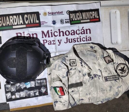 Refuerza SSP operatividad en Carapan; detenidas 2 personas, una de ellas presuntamente vinculada a un grupo criminal