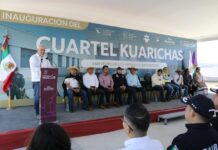 Inaugura Bedolla Cuartel Kuarichas para reforzar la seguridad en la Meseta Purépecha