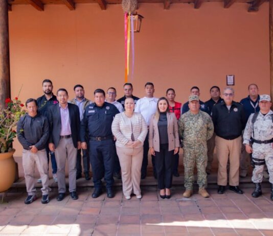 Refuerza Dayana Pérez Mendoza operativo de seguridad para Semana Santa en Salvador Escalante