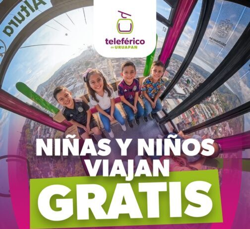 Niñas y niños no pagarán en el teleférico de Uruapan el 30 de abril: Gladyz Butanda
