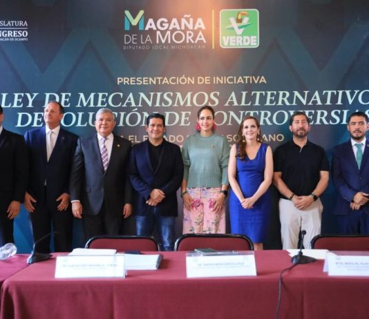 La Ley de Mecanismos Alternativos de Solución evitaría juicios, plantea Juan Antonio Magaña de la Mora en iniciativa