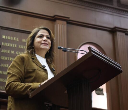 Fabiola Alanís respalda aprobación de reforma constitucional contra el feminicidio que se logró en el Congreso de Michoacán
