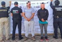 SSP brinda apoyo operativo en cateo en Morelia; aseguran armas, droga y detienen a dos personas