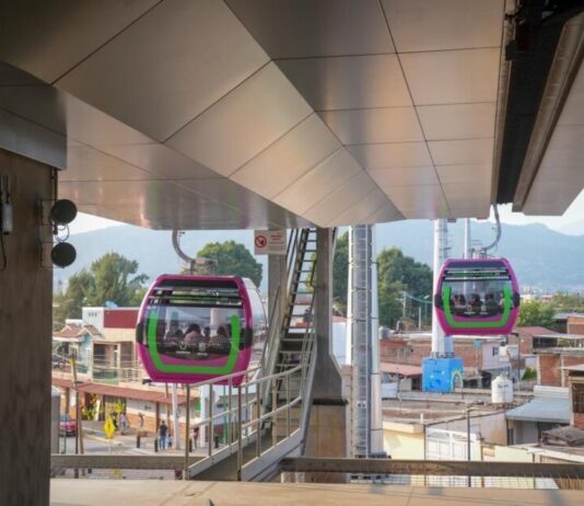 Uruapan vive movilidad de nueva generación a 48 metros de altura