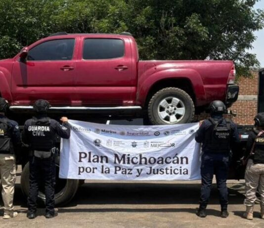 Guardia Civil y Defensa detienen a 5 hombres armados en Uruapan