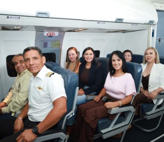 Araceli Saucedo y Lucila Martínez respaldan apertura de primera escuela de aviación en Michoacán