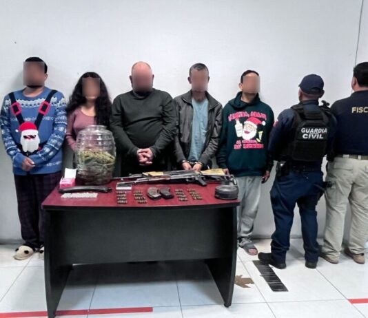 Operativo interinstitucional en Tancítaro deja 5 detenidos y 2 armas aseguradas: SSP