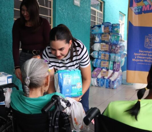 Solidaridad de los michoacanos llega al Hogar Cristo Abandonado; se entregaron 3 mil 600 pañales