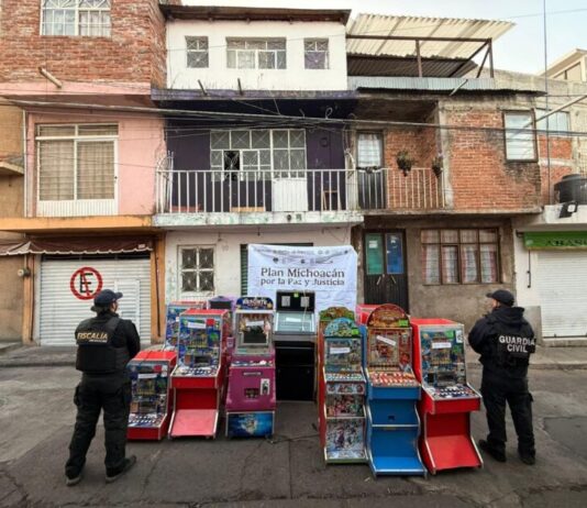 SSP asegura 49 máquinas tragamonedas en Quiroga