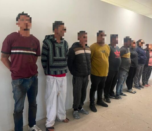En operativo interinstitucional, SSP brinda apoyo a FGE para detener a 9 presuntos implicados en homicidio en Uruapan