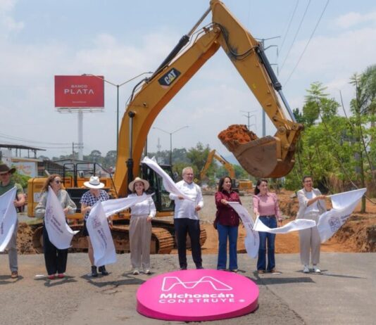 Arranca Bedolla tercera etapa de la rehabilitación del Paseo de la Revolución en Uruapan
