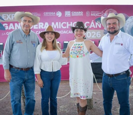 Dayana Pérez Mendoza impulsa apoyos para ganaderos de Salvador Escalante en la Expo Ganadera Michoacán 2026
