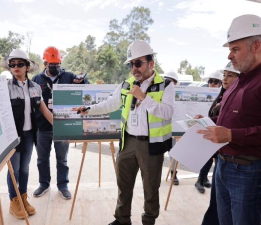 Bedolla supervisa construcción de nuevo hospital del IMSS en Zitácuaro