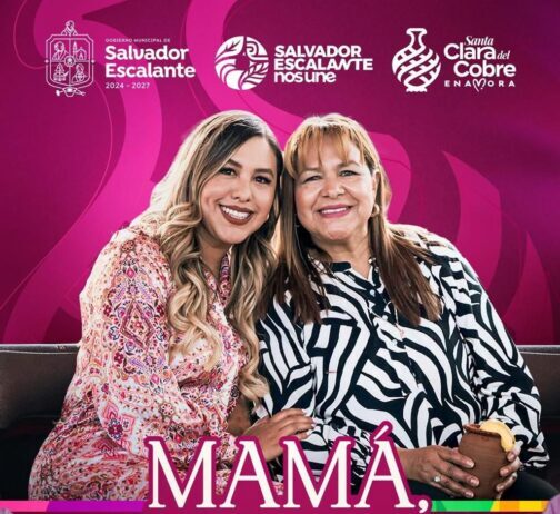 Dayana Pérez Mendoza invita a celebrar a las madres de Salvador Escalante