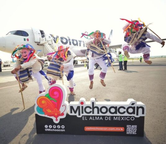 Con 18 conexiones aéreas, Michoacán abre sus puertas al turismo, la cultura y joyas coloniales: Bedolla