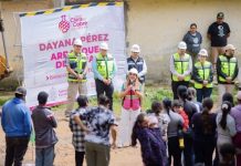 Dayana Pérez arranca obra de pavimentación en calles de Santa Clara del Cobre