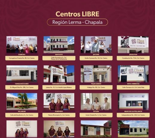Seimujer fortalece la protección y autonomía de las mujeres con 16 Centros LIBRE en la región Lerma-Chapala