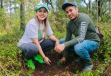 Dayana Pérez fortalece la reforestación en Agua Verde para proteger los bosques de Salvador Escalante