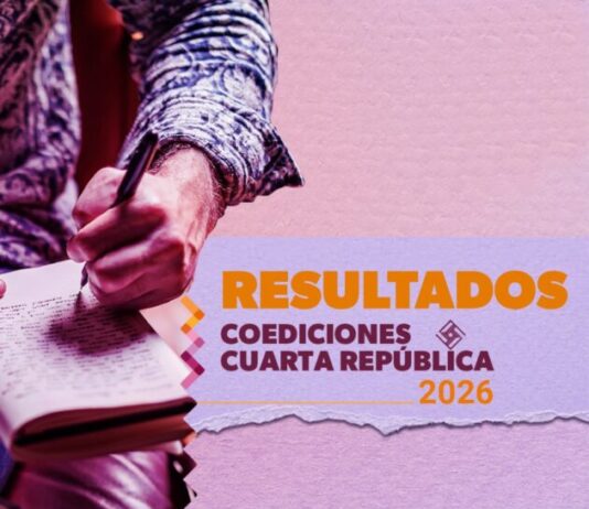 Editorial Cuarta República anuncia ganadores de la convocatoria de coediciones 2026