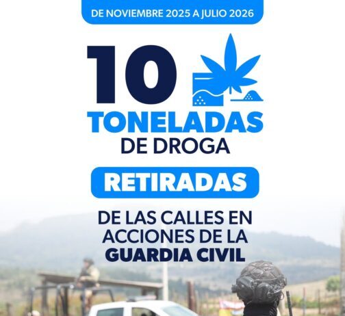 SSP asegura 10 toneladas de droga en 8 meses