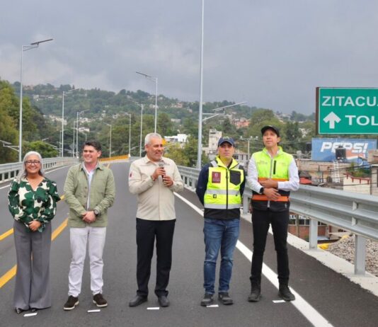 Apertura Bedolla vialidad en paso superior vehicular “Ignacio López Rayón” en Zitácuaro
