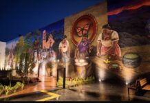 El mural más grande de Michoacán se encuentra en la Plaza de la Ranita en Uruapan