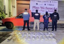 Asegura SSP cerca de 45 kilos de marihuana ocultos en vehículo; hay 2 detenidos