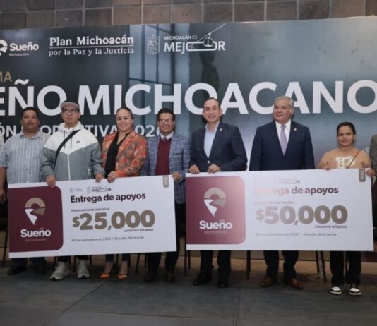 Michoacán entrega casi 2.5 mdp a 70 proyectos productivos de familias migrantes