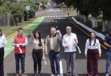 Beneficia Bedolla a 36 mil habitantes con rehabilitación de boulevard en Ario de Rosales
