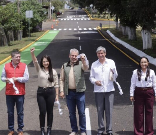 Beneficia Bedolla a 36 mil habitantes con rehabilitación de boulevard en Ario de Rosales