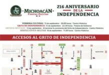 Más de 4 mil 800 efectivos vigilarán las Fiestas Patrias en Morelia: Bedolla