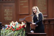 Grecia Aguilar llama a dejar atrás los pendientes y convertir el tercer año legislativo en el año de los resultados
