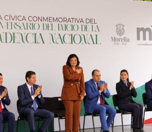Michoacán conmemora el 216 aniversario del inicio de la Independencia Nacional