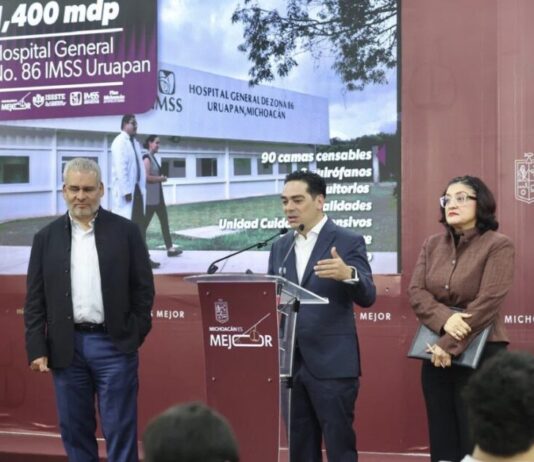 Inversión de 7 mil 702 mdp fortalece la infraestructura hospitalaria en Michoacán: Bedolla