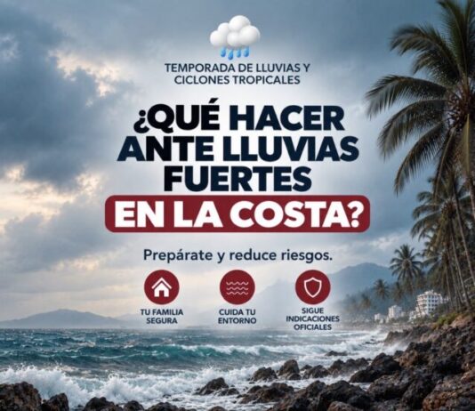 Instruye Bedolla reforzar medidas preventivas en la Sierra-Costa por el huracán Polo