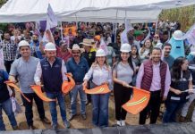 Dayana Pérez impulsa obra histórica de agua potable en Huaniqueo